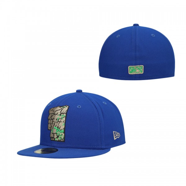 Men's New Hampshire Fisher Cats New Era Blue Authentic Collection Team Alternate 59FIFTY Fitted Hat