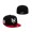 Men's New York Cubans Rings & Crwns Black Red Team Fitted Hat