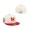 Men's New York Cubans Rings & Crwns Cream Red Team Fitted Hat