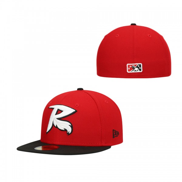 Men's Richmond Flying Squirrels New Era Red Authentic Collection Team Alternate 59FIFTY Fitted Hat