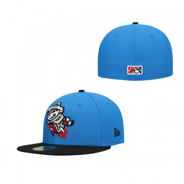 Men's Rocket City Trash Pandas New Era Royal Authentic Collection Team Alternate 59FIFTY Fitted Hat