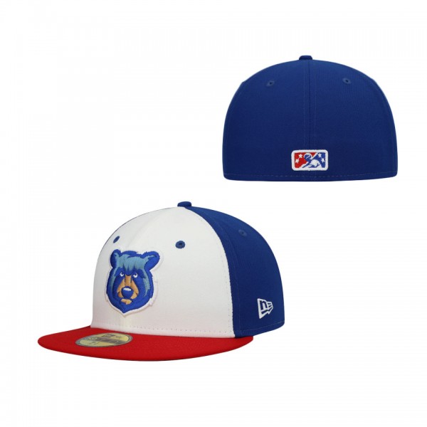 Men's Tennessee Smokies New Era White Authentic Collection Team Home 59FIFTY Fitted Hat