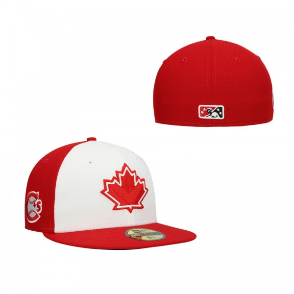 Men's Vancouver Canadians New Era White Authentic Collection Team Alternate 59FIFTY Fitted Hat