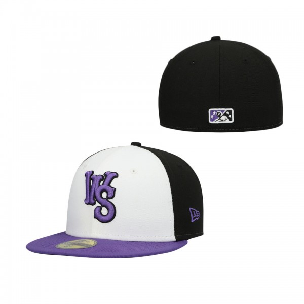Men's Winston-Salem Dash New Era White Authentic Collection Team Alternate 59FIFTY Fitted Hat