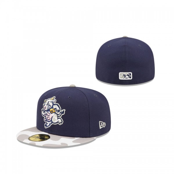 Men's Wisconsin Timber Rattlers New Era Navy Theme Night 59FIFTY Fitted Hat