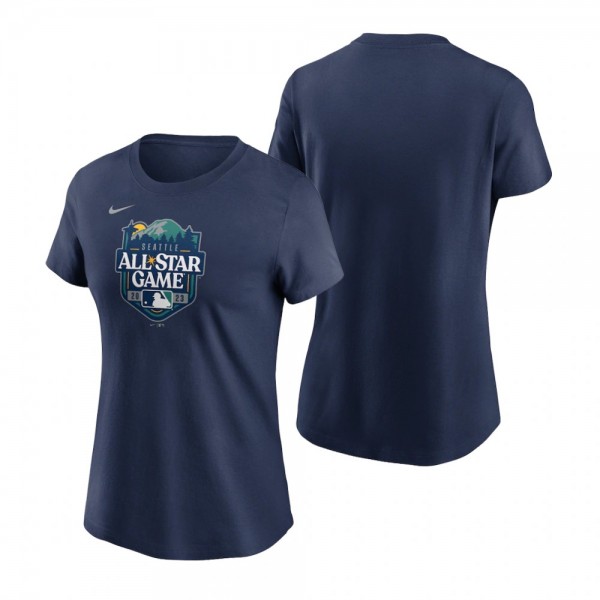 Women's MLB Navy T-Shirt 2023 MLB All-Star Game
